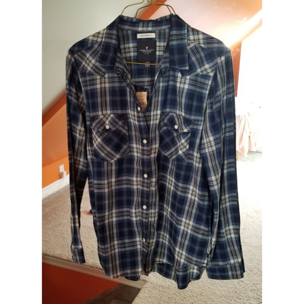 American Eagle Plaid Shirt